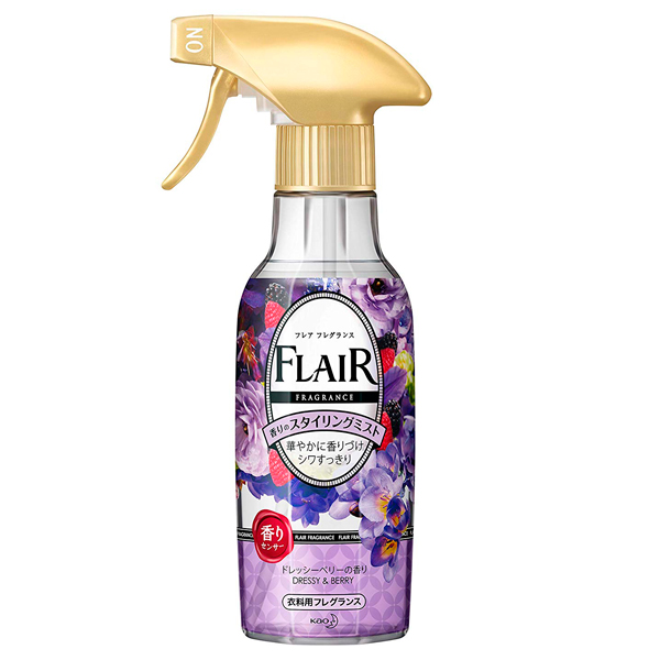 КAO Flair Fragrance- Разглаживающее средство для одежды с дезодорирующим эффектом,ягоды,270 мл.(306890)