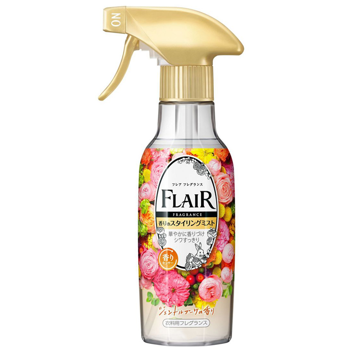 КAO "Flair Fragrance" Средство для разглаживания и смягчения одежды с дезодорирующим эффектом, аромат нежных цветов, 270 мл.(377319)