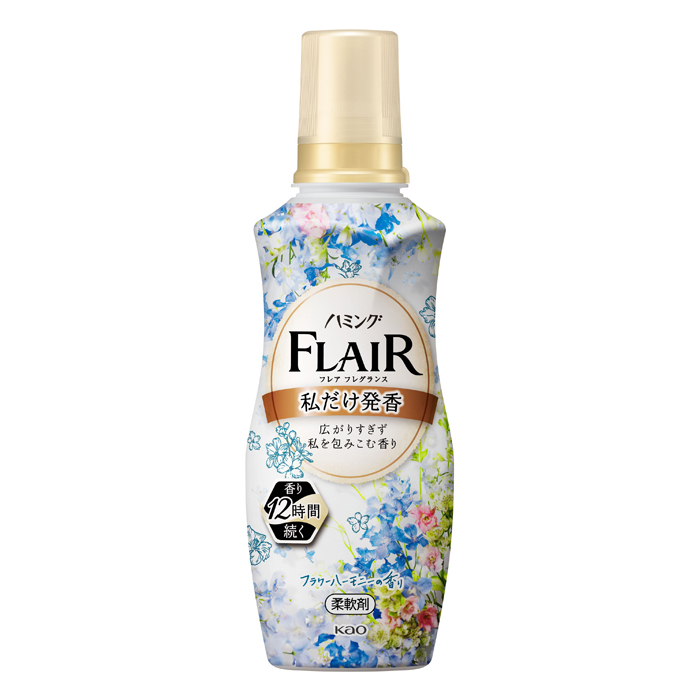 KAO Flair Fragrance Кондиционер для белья с антибактериальным эффектом, цветочный аромат, 520 мл. (413659)