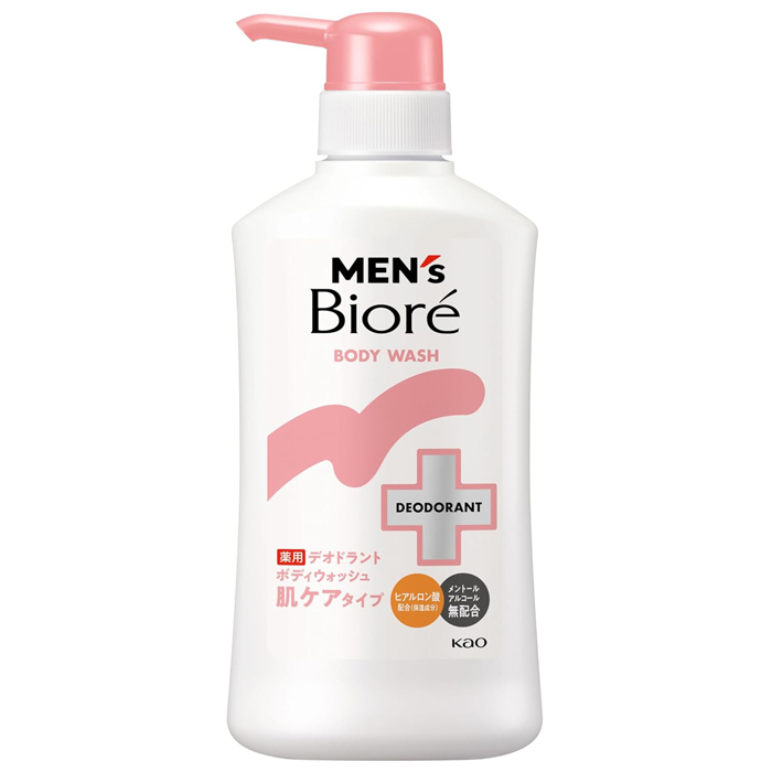 КAO Mens Biore -Пенящееся мыло для тела с противовоспалительным и дезодорирующим эффектом,с цветочным ароматом,диспенсер 420 мл. (463234)