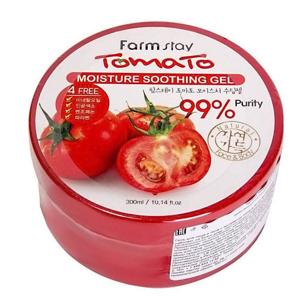 Juno Sangtumeori Гель Смягчающий для лица и тела, томат, 300 мл. (480849)
