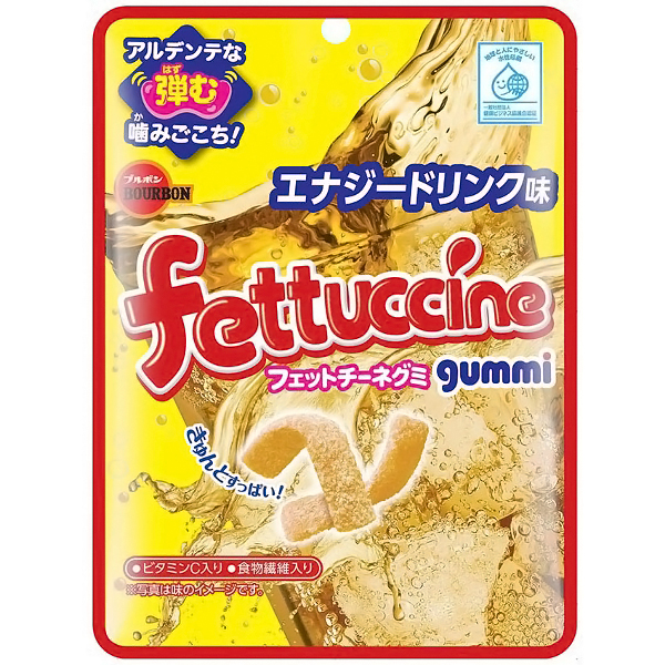 Fettuccine Gummi Bourbon Жевательные конфеты со вкусом колы, 50 г. (334896)