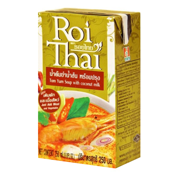 Roi Thai Суп Том Ям с кокосовым молоком, 250 мл. (508000)