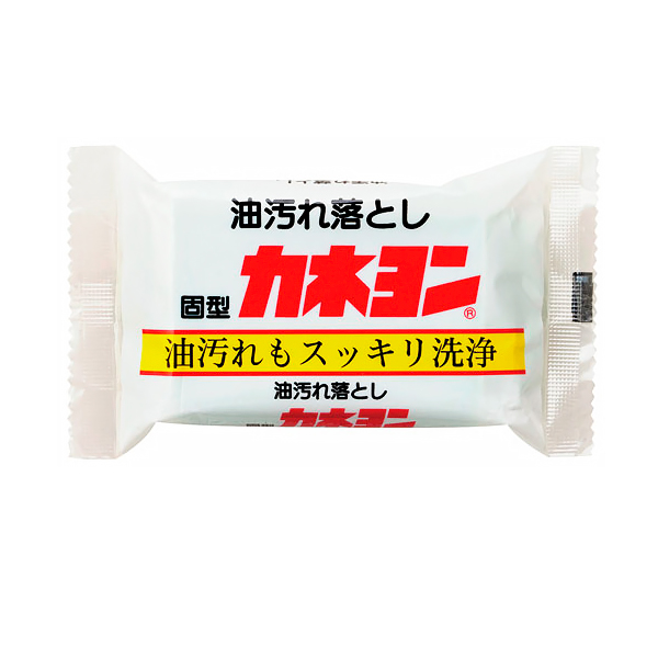 Kaneyo Хозяйственное мыло с абразивами, для удаления масляных пятен с одежды с ароматом мяты,110 гр. (599428)