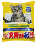 Unicharm «DeoSand Kamisuna» - Наполнитель для кошачьего туалета с сильным дезодорирующим эффектом, мягкая упаковка 5 л. (600092)