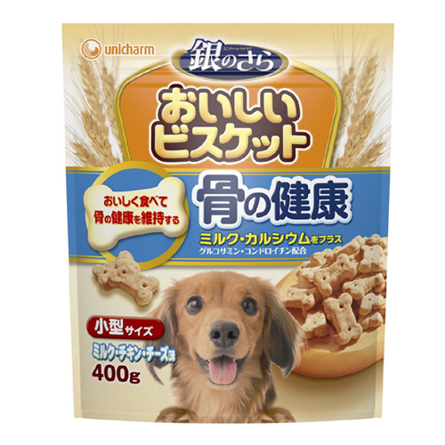 Unicharm «Delicious Biscuits» - Печенье для маленьких собак с кальцием и молоком, мягкая упаковка 400 г. (602805)