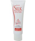 Kracie «Silk» - Пенка для умывания лица с природным коллагеном и скваланом, туба 110 гр. (606426)