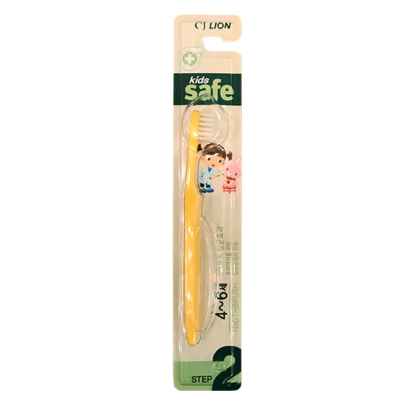 CJ Lion "Kids Safe" Детская зубная щетка с нано-серебряным покрытием №2 с 4 до 6 лет. (611554)