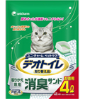 Unicharm «DeoToilet» - Наполнитель для кошачьего туалета, на неделю, мягкая упаковка 4 л (613375)