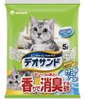 Unicharm «DeoSand» - Наполнитель для кошачьего туалета с ароматом душистого мыла, мягкая упаковка 5 л. (651681)