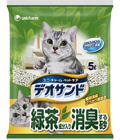 Unicharm «DeoSand» - Наполнитель для кошачьего туалета с компонентом зеленого чая, мягкая упаковка 5 л. (651773)