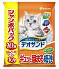 Unicharm «DeoSand» - Бумажный наполнитель для кошачьего туалета (дезодорация++), мягкая упаковка 10 л. (677193)