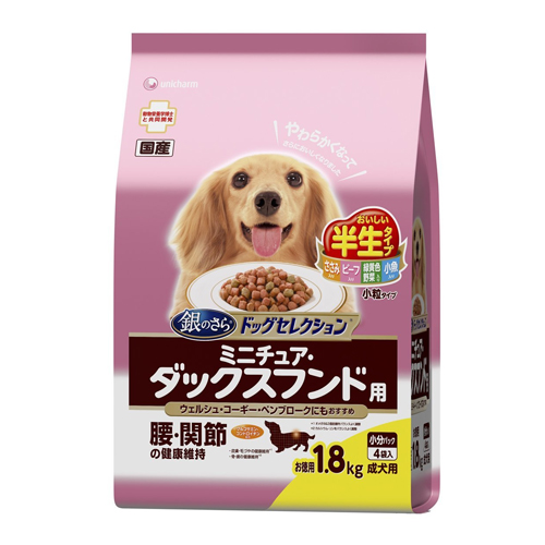 Unicharm «Gaines Dog Selection» - Мягкий корм для собак (Миниатюрная Такса, Вельш Корги Пемброк), упаковка 1,8 кг. (695609)