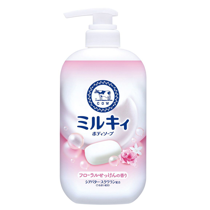Cow Brand «Milky» - Жидкое мыло для тела с цветочным ароматом, 500 мл. (011662)