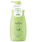 Kracie «Naive» - Шампунь для нормальных волос с экстрактом алоэ и зеленого винограда, диспенсер 550 мл. (715821)