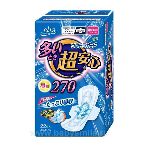 Daio Paper «Elis Super» - Женские гигиенические прокладки(день), 22 шт. (785487)