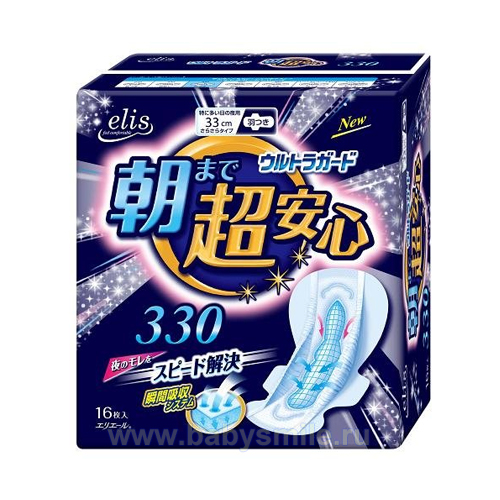 Daio «Paper Elis Night Normal» - Женские гигиенические прокладки, 16 шт. (785500)