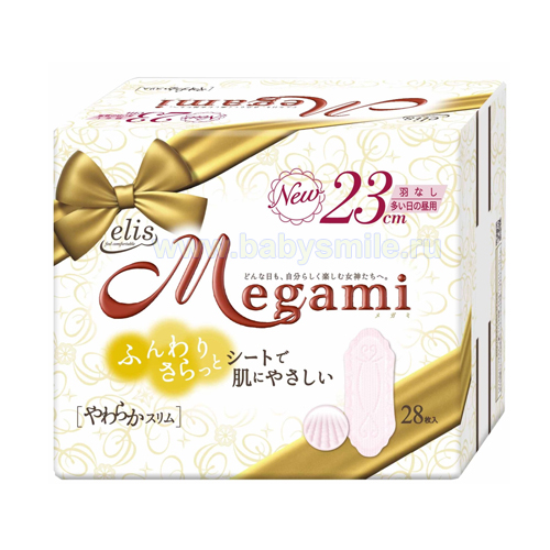 Daio Paper «Elis-Megami Normal» - Женские гигиенические прокладки без крылышек, 28 шт. (786095)