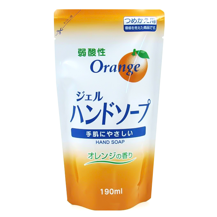 ROCKET SOAP Orange  Увлажняющее жидкое мыло для рук слабощелочное, з/б, 190 мл. (800499)