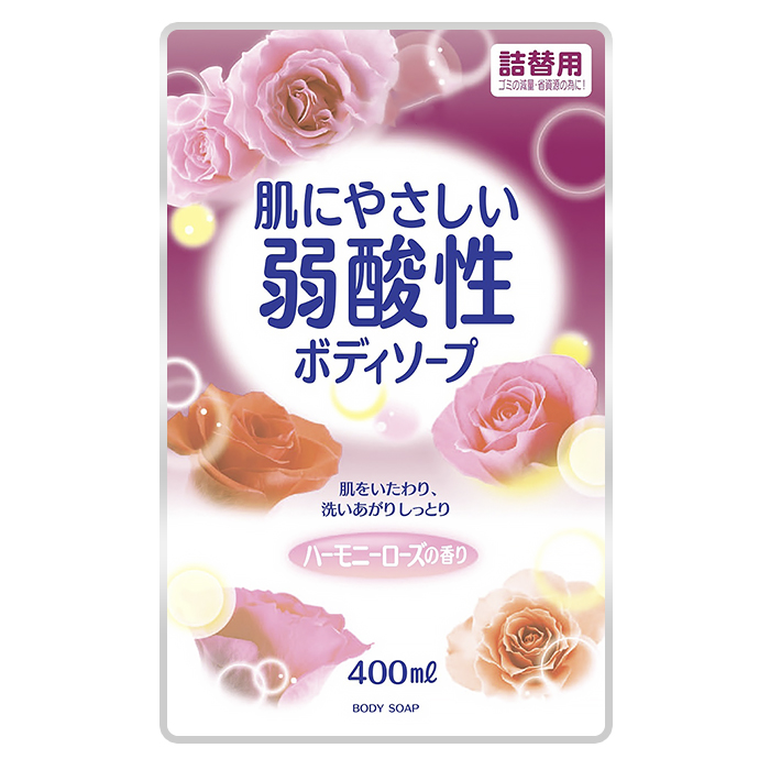 ROCKET SOAP Мягкое мыло для тела слабокислотное, с ароматом розы, см/б 400 мл.(801014)