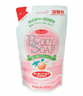 ROCKET SOAP Увлажняющее мыло для тела с экстрактом листьев персика, с ароматом персика, см/б 380 мл.(801489)