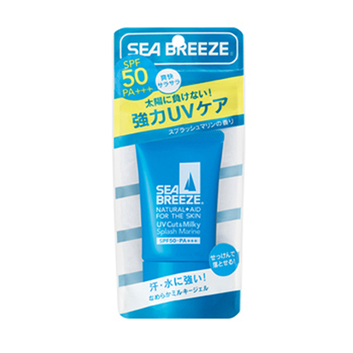 Shiseido «Sea Breeze» - Гель с УФ-фильтром для лица и тела с ароматом морской свежести «Морской бриз», SPF 50 PA + + +, туба  40 гр. (808175)