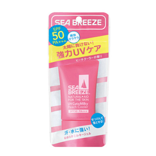 Shiseido «Sea Breeze» - Гель с УФ-фильтром для лица и тела с молочно-персиковым ароматом «Морской бриз», SPF50 PA + + +, туба  40 гр. (808427)