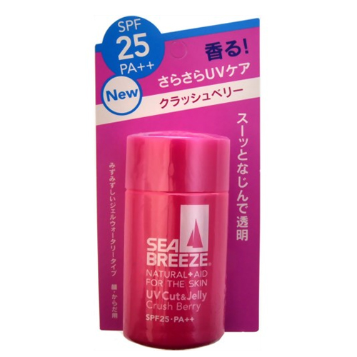 Shiseido «Sea Breeze» - Гель с УФ-фильтром для лица и тела с ароматом ягод «Морской бриз», SPF 25PA++, бутылка 60 мл. (855193)