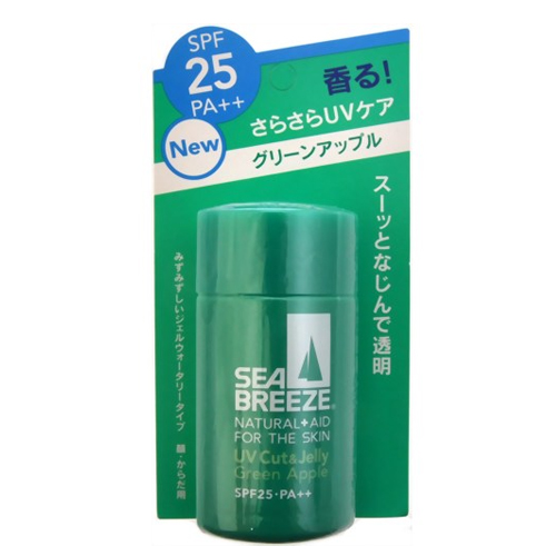 Shiseido «Sea Breeze» - Гель с УФ-фильтром для лица и тела с ароматом зеленого яблока «Морской бриз», SPF 25PA++, бутылка 60 мл. (855230)