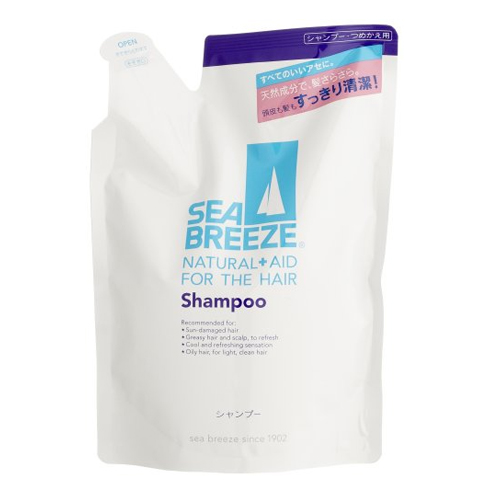 Shiseido «Sea Breeze» - Шампунь для волос c ароматом морской свежести, запасной блок 400 мл. (895205)