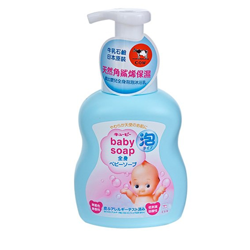 COW "Kewpie" Детское увлажняющее мыло-пенка для тела, 400 мл. (956406)