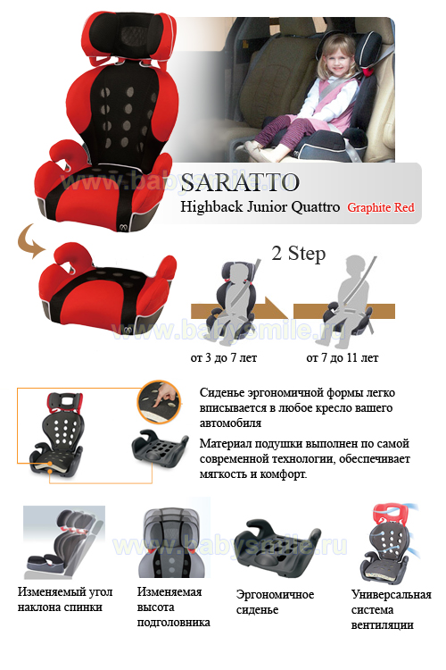 Saratto Highback Junior Quattro (ALJ207)