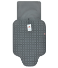 «Baby Smile» - Защитный коврик с дополнительной защитой для сиденья автомобиля под АВТОКРЕСЛО с квадратным рисунком(серый) (123411)