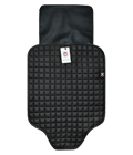 «Baby Smile» - Защитный коврик с дополнительной защитой для сиденья автомобиля под АВТОКРЕСЛО с квадратным рисунком(черный) (123412)