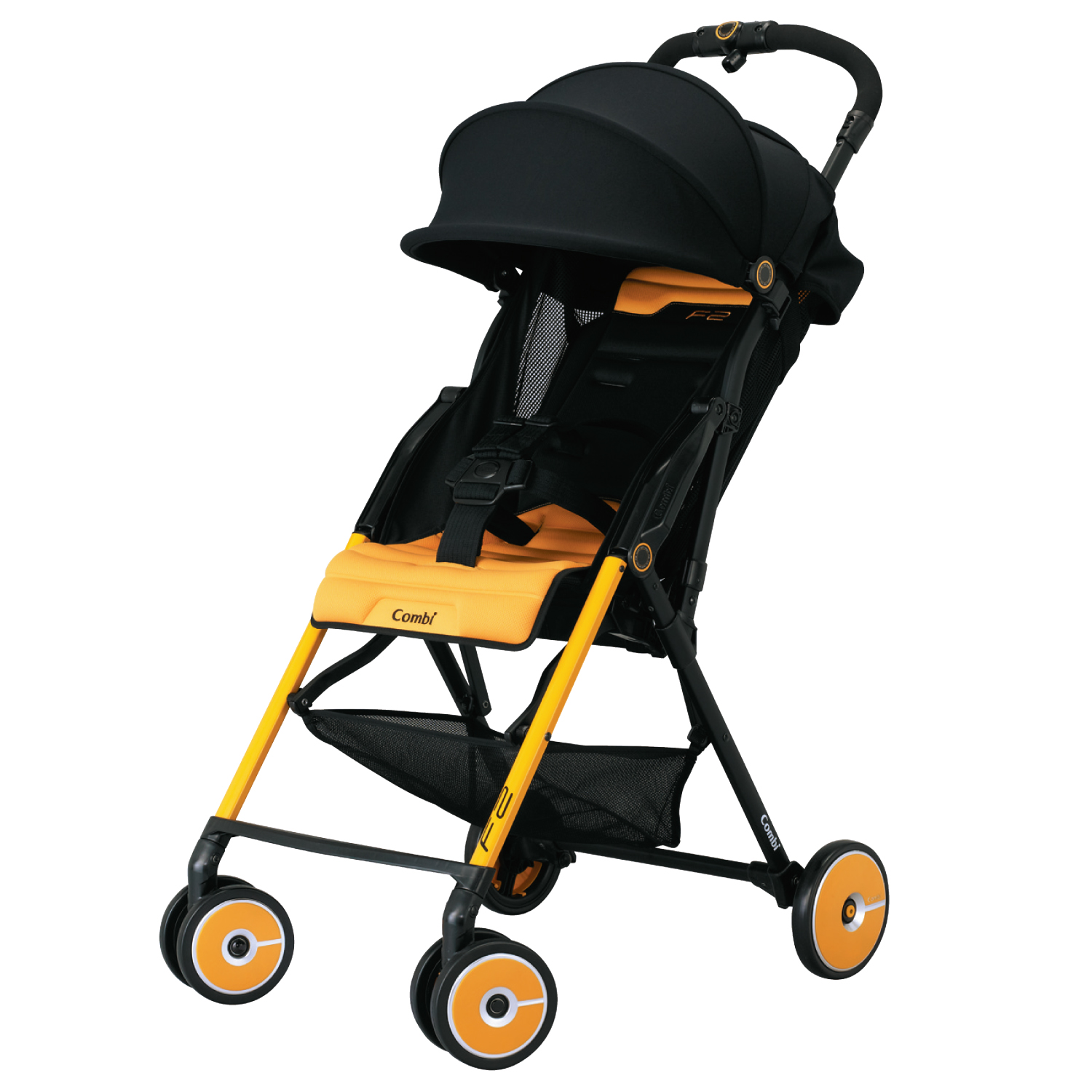 Компания COMBI - детская коляска «F2» Chrome Yellow (145718)