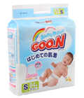 GOON - Японские подгузники с витамином Е - S (4-8 кг) 84 шт.