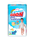 Японские трусики GOON для мальчиков - L (9-14кг) 46 шт (goon_mal_44+2)