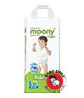 Японские трусики Moony «Soft Retch» - L (9-14кг) -  42 шт, для мальчиков