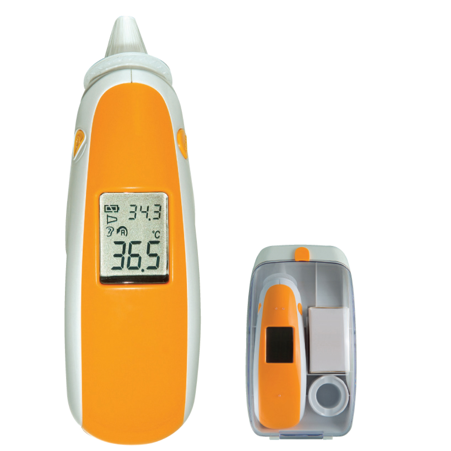 Инфракрасный Электронный Термометр (ушной) для детей и взрослых (396201)